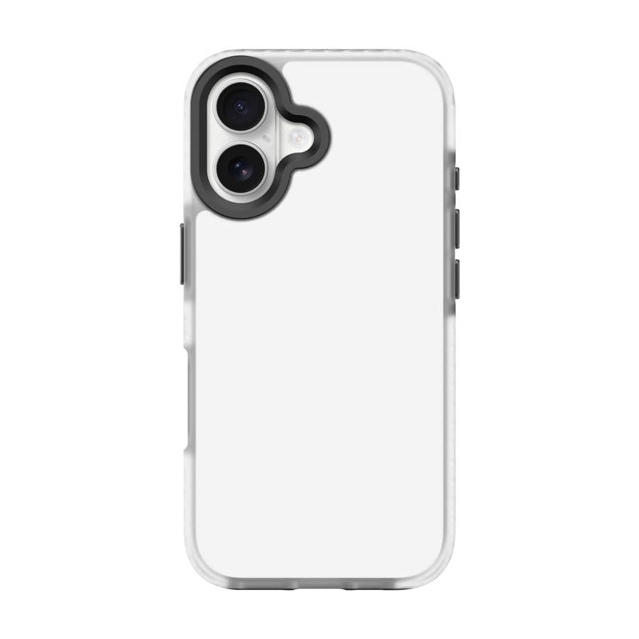CCK Ready-to-Customize Case for iPhone 16 - Clear Frost