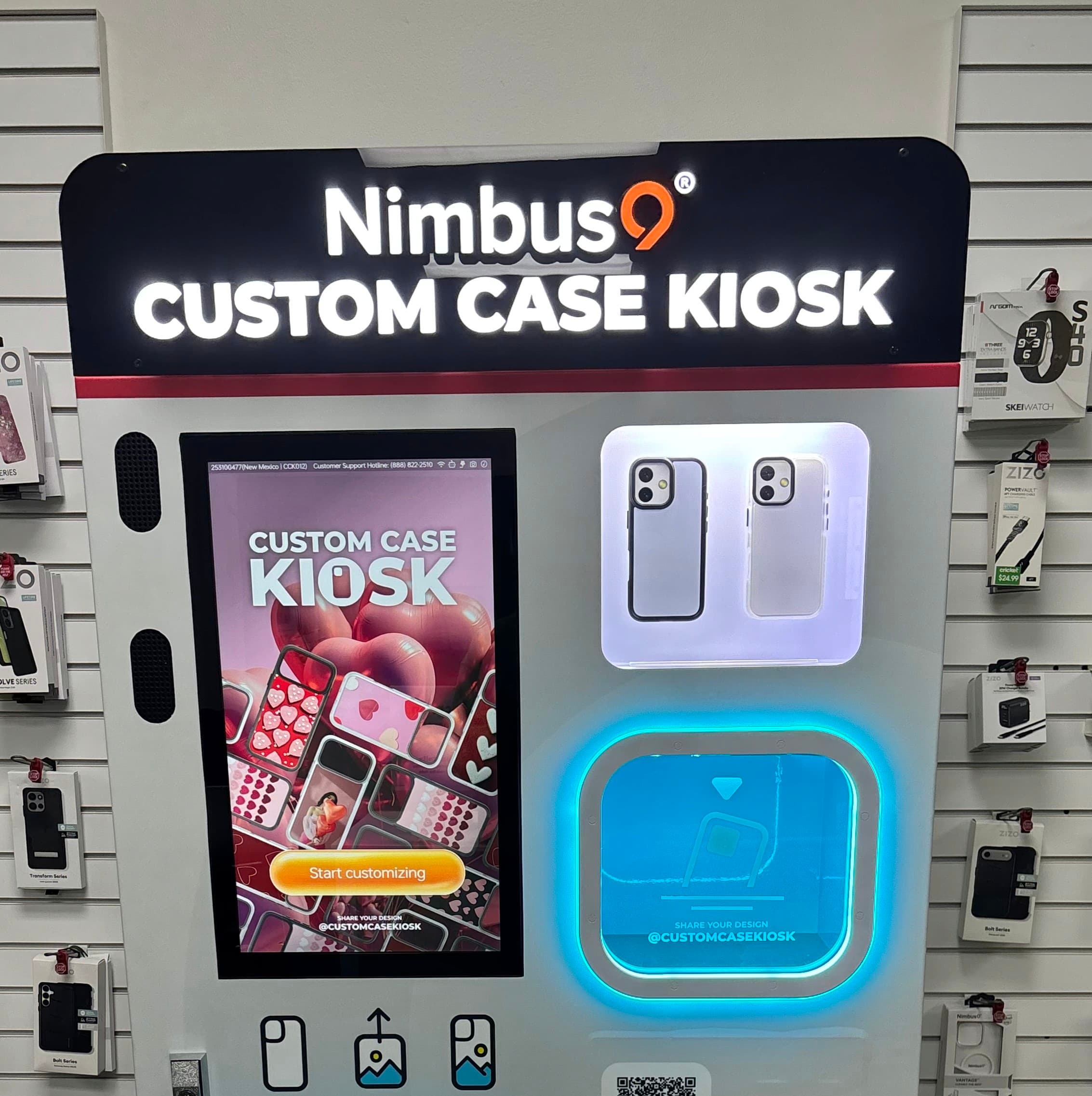 Custom Case Kiosk in Hobbs
